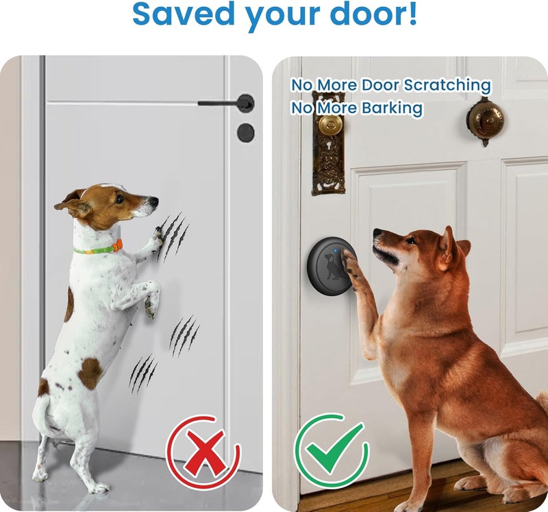 Hathever Store Wireless Dog Doorbell for Potty Training, Doggie Door Bell Operating at 1000 Feet with IP65 Waterproof Touch Button, 32 Melodies & 4 Notification Modes - Image 5